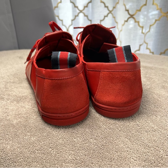 EUC Red suede Vintage Louis Vuitton men’s sneakers shoe size 8.5. - Picture 6 of 8